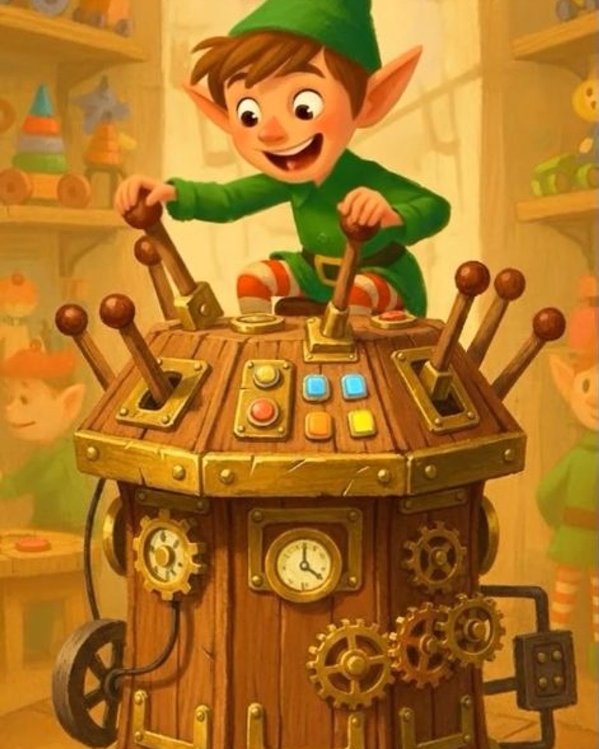 Film de Noël ADN — le lutin et sa machine