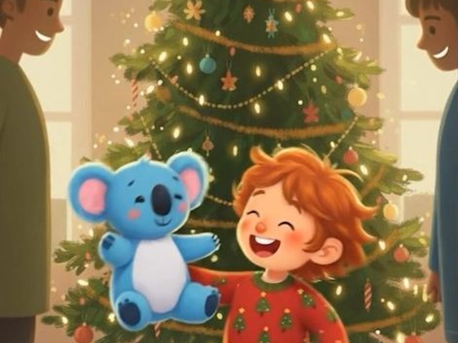 Film de Noël ADN — le koala et les cadeaux