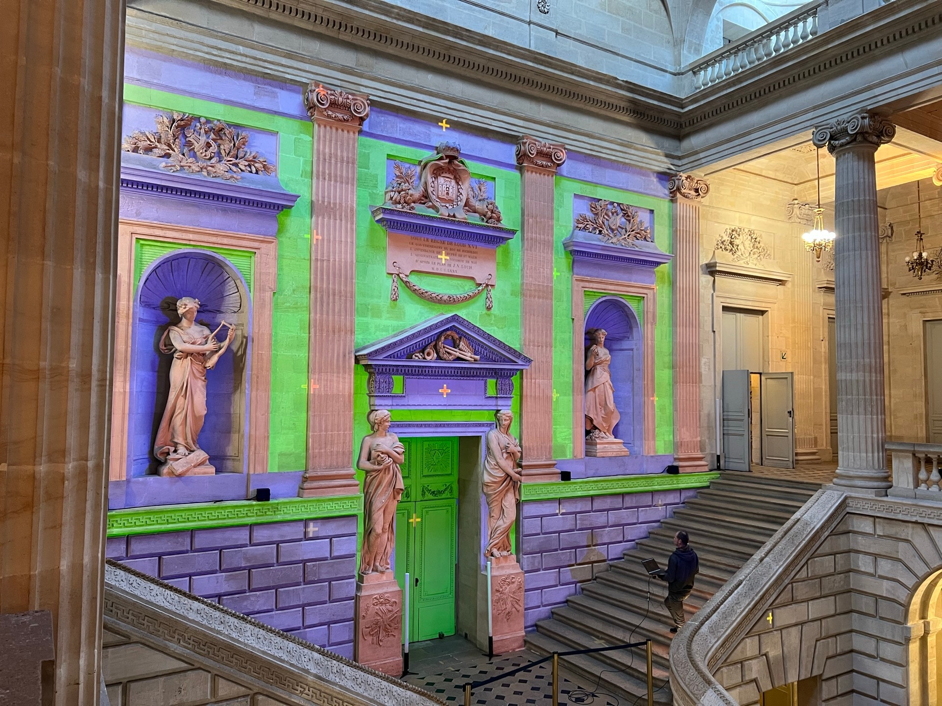 Mapping Grand Théâtre — projection architecturale
