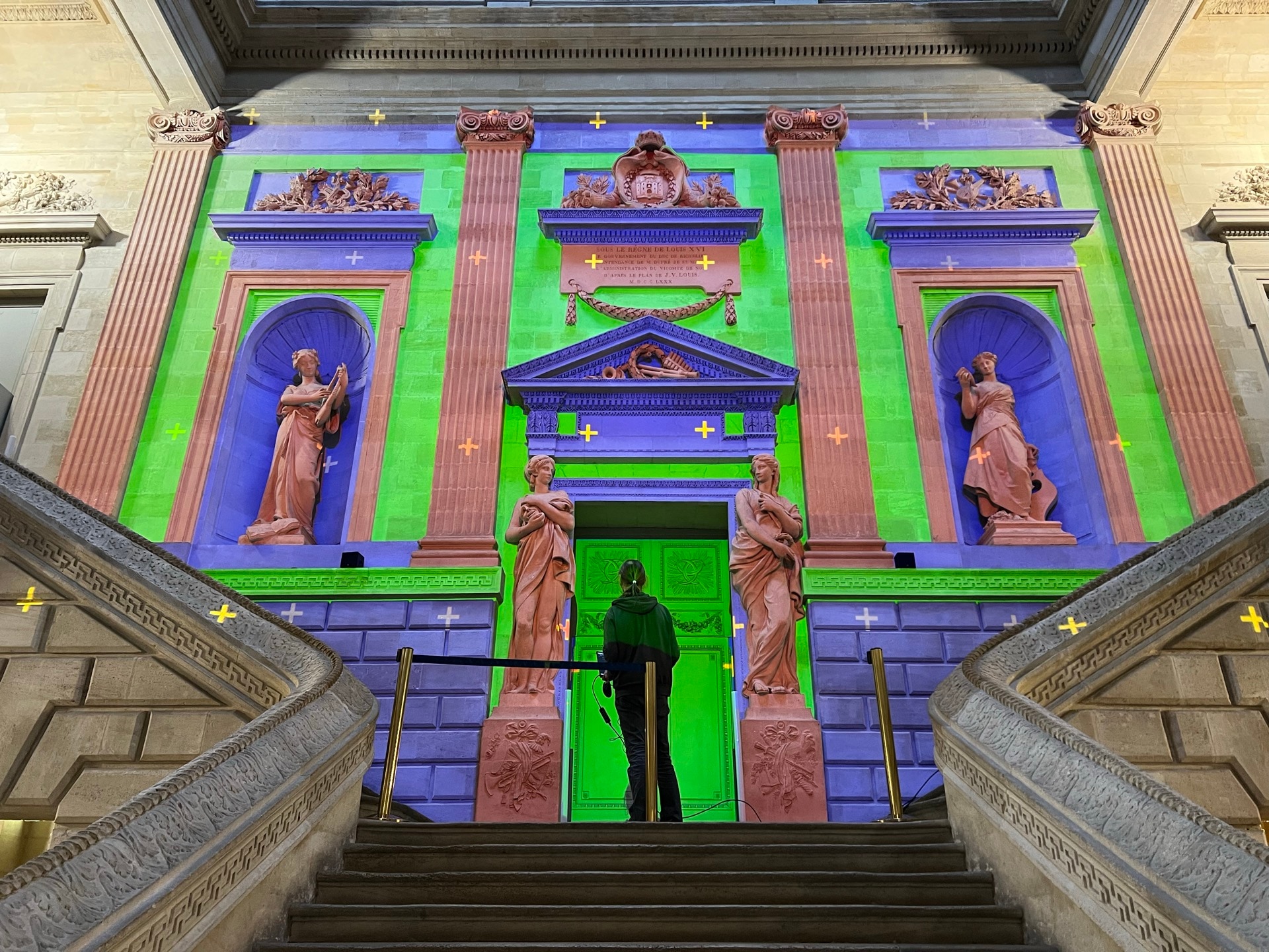 Mapping Grand Théâtre — projection architecturale