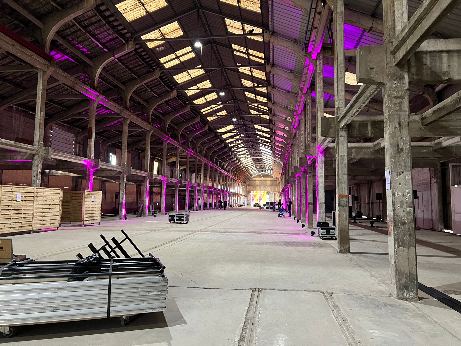 Écran LED et scénographie French Tech